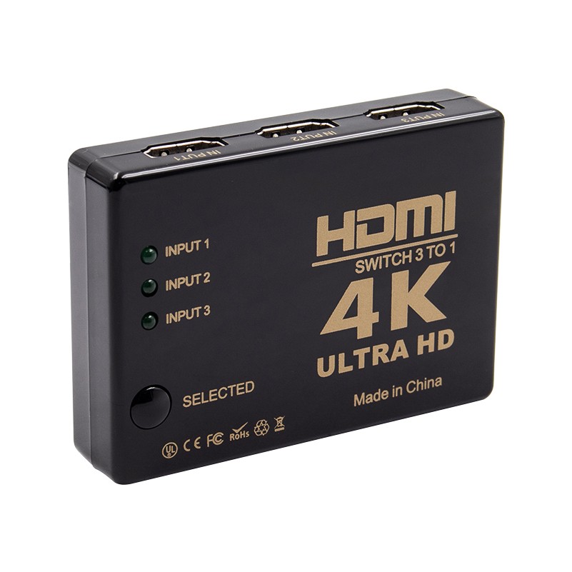 Разветвитель HDMI на 3 порта HDMI с поддержкой 4K Ultra HD